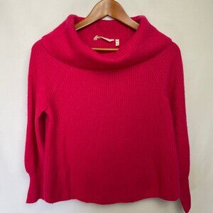 Soft Surroundings Womens Calanthe Cashmere Cowl Neck Sweater Size PXS Pink